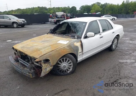 2010 Mercury Grand Marquis Ls (Fleet Only) из США, поврежденный, VIN 2MEBM7FVXAX602186